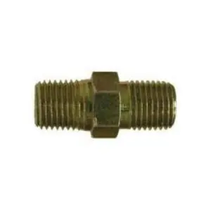 Reducing Hex Pipe Nipple, 1-1/2 in MPT x 3/4 in MPT, Steel