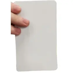 WHITE BLANK PLATE