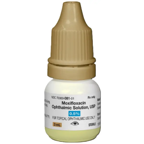 Moxifloxacin 0.5% 3mL Somerset NDC 70069008101