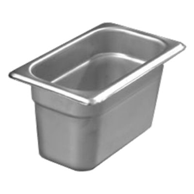 Carlisle 608194 Heavy-Duty 1/9 Size, 4"D Food Pan