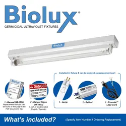 Biolux® UV Air and Surface Irradiating Strip Fixtures