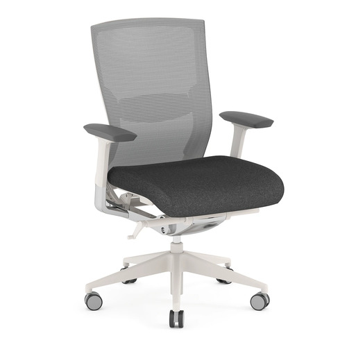 Propel Office Chair - White Mesh Back with Charcoal Seat