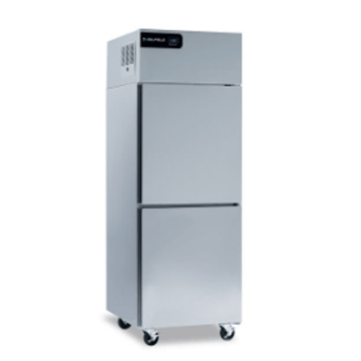 Delfield 2-Section Full-Height Solid Door Reach-In Freezer