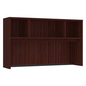 PL141OH 60" OPEN HUTCH- Mahogany