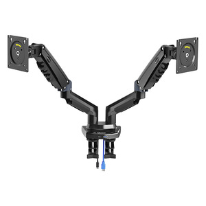 33DBLUAUCCGBLK  DUAL ARM GAS SPRING MONITOR ARMS