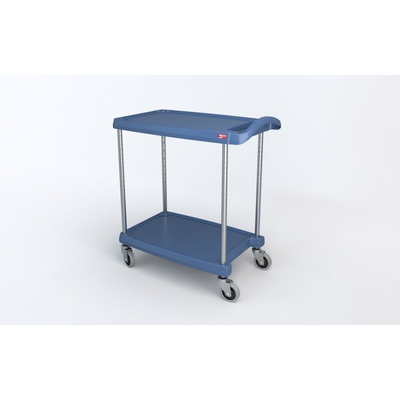 Metro MY1627-24BU Mycart Series Utility Cart 2-Shelves