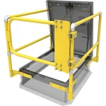 Safety Railing with Gate for Roof Hatch