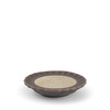 Sauce Dish Crimp Beige/Black 3.5"