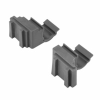 Cambro CBCC1580 Camshelving Basics Corner Connector Set Brushed Graphite
