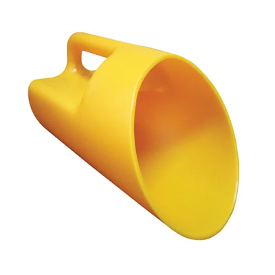 Polyethylene Scoop - 1 gal - Yellow