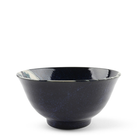 Bowl Namako Blue Great Wave 5"