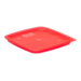 Cambro SFC6FPPP266 6 Qt Red Square Cover
