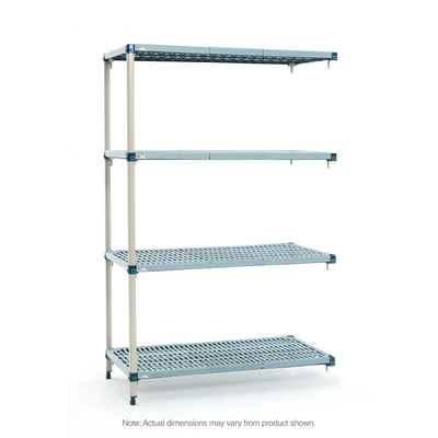 Metro AQ356G3 Metromax Q Add-On Shelving Unit Polymer Shelves