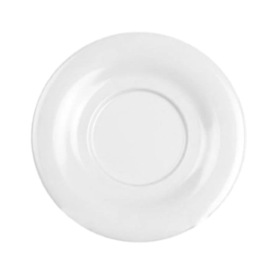 Thunder Group Cr9303W White Melamine 5-1/2" Saucers For 3-1/8" Mugs/Cups