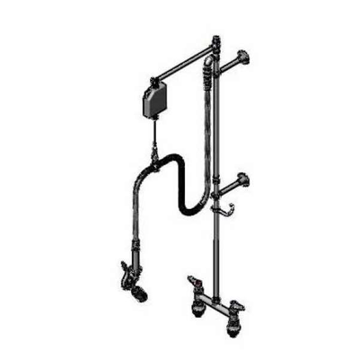 T&S Brass B-2279-CR EasyInstall Pre-Rinse Unit Deck Mount Base