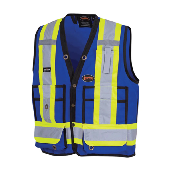 Safety Vest - Surveyor - CSA Class 1 Level 2 - Large - Royal Blue
