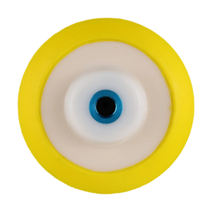 5/8" Buff and Shine Yellow Flex Rotary Backing Plates