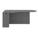 PL133L 71" BULLET DESK W/CORNER EXTENSION- LEFT- Newport Gray