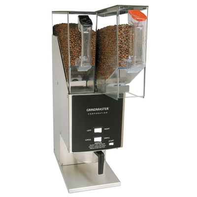 Grindmaster-Cecilware 250RH-3 Adjustable Grind Settings (0.25Oz/7G To 18 Oz/510.3G Grind Range) (3) Portions & (2) 5.5 Lbs Removable Hoppers Automatic Operation GRINDMASTER 250 Series Food Service Coffee Grinder