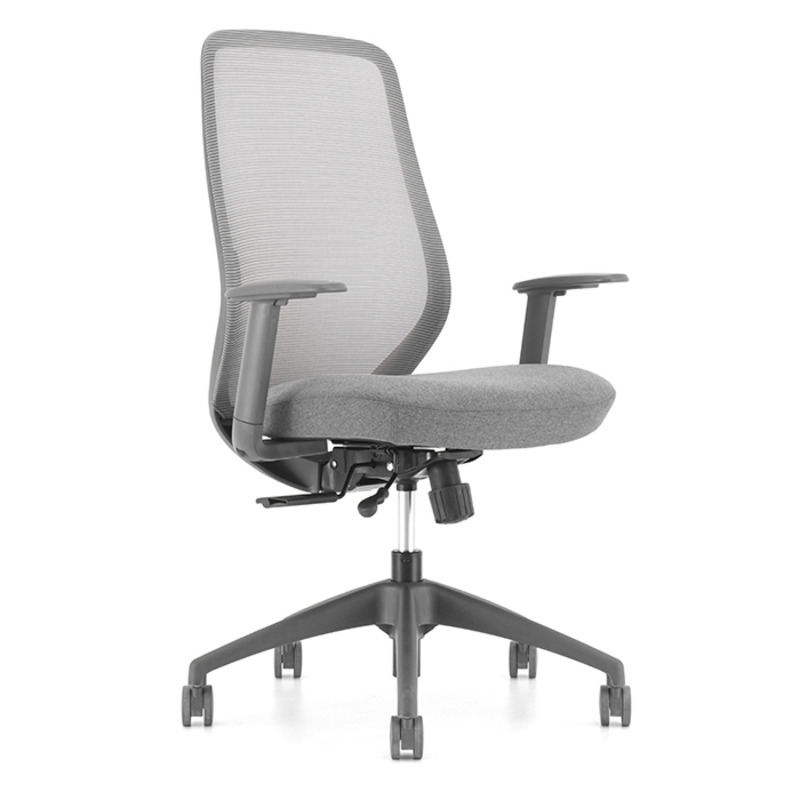 N9NE Furniture Group- Storlie - 97044 - AX MID BACK BASIC- GREY