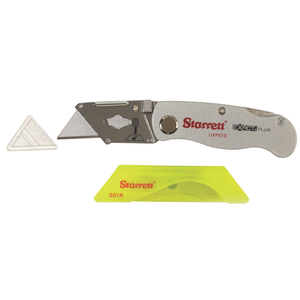STARRETT KUXP010-N Exact Plus Aluminum Die-Cast Folding Utility Knife