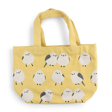 Tote Bag Birds Yellow