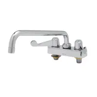 T&S Brass 5F-4CWX12 Equip Workboard Faucet 4" C/C Deck Mount | Cook's Direct