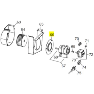 Veloci Heater Replacement Motor Support Bracket - Flame 115