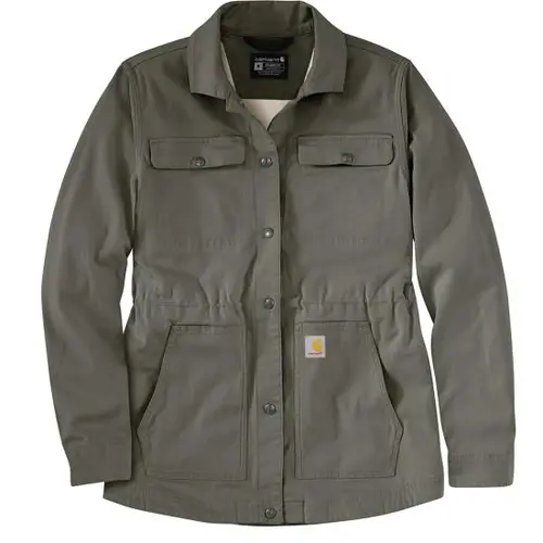 CARHARTT 106850 - Women's Tencel Fiber Series Relaxed Fit Canvas Coat - Dusty Olive