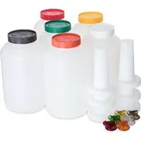 Carlisle PS801B00 Store 'N Pour Assorted Colors Gallon Complete Units | Cook's D