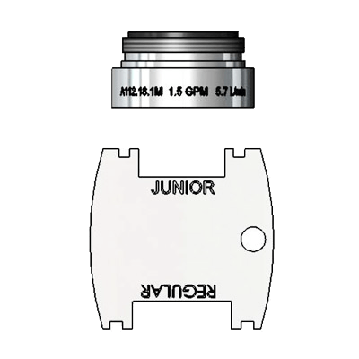 T&S Brass B-0199-09-WS Aerator Vandal Resistant