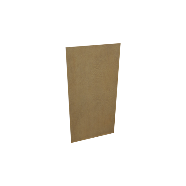 Natural Stain Refrigerator End Panel - 36" x 96"
