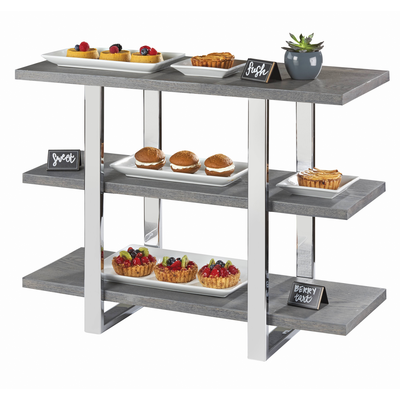 Cal-Mil 3708-83 32"W x 13-3/4"D x 25"H Ashwood Frame Riser