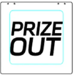 PRIZE OUT ACRYLIC DOOR