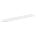 PBTC71R 71" CORNER TRAN TOP RIGHT- WHITE