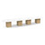 18' Classic Racetrack Conference Table with Cube Base - White Top, Aspen Base
