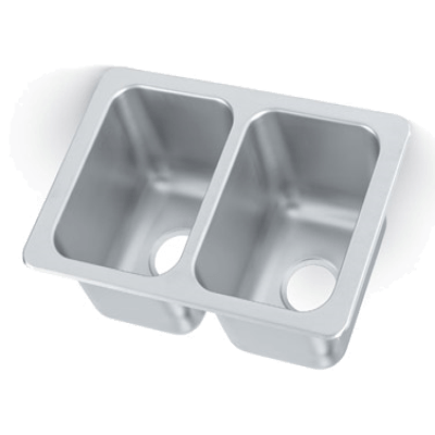 Vollrath 102-1-1 Drop-In Sink Two Compartment