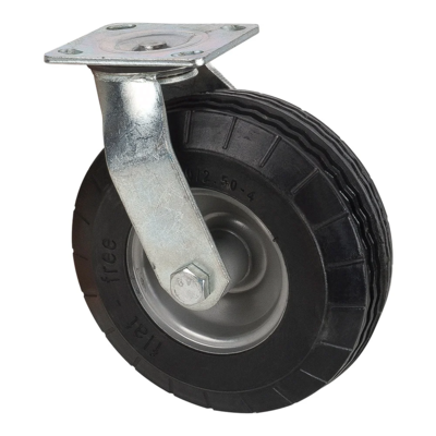Flat-Free Caster - Swivel - 8" Wheel