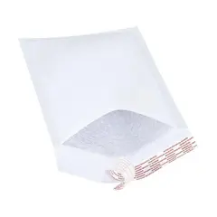 7.25 X 12" #1 WHITE BUBBLE MAILER, SELF-SEAL, 100/CS      B854WSS