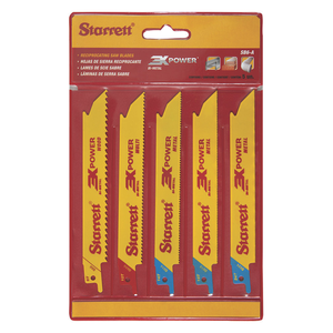STARRETT SB6-A 3X POWER 6'' Reciprocating saw assortment kit