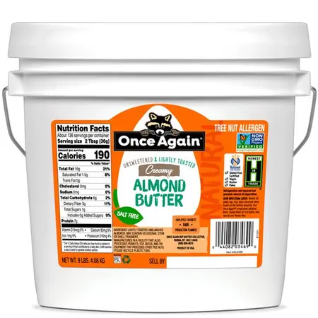 NUT BUTTER ALMOND LTLY TSTD | 9 LBS