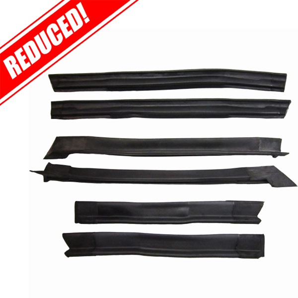 Steele Rubber Products Convertible Roof Rail Weatherstrip Kit Soft