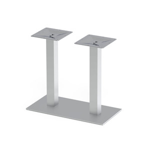 PLTBTB32BRU - PALMER BOARD TABLE BASE- BRUSHED METAL