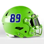 2 Color Custom Font Die Cut Number Decals