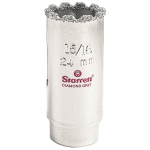 STARRETT KD1056-N Diamond Grit Hole Saw, 15/16'' (24mm)