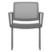 88714 - DAISY GUEST CHAIR- GRAY AND CHARCOAL