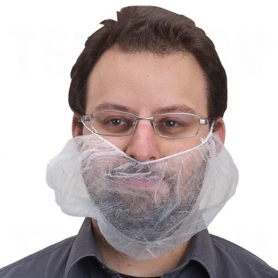Beard Cover - Polypropylene - White