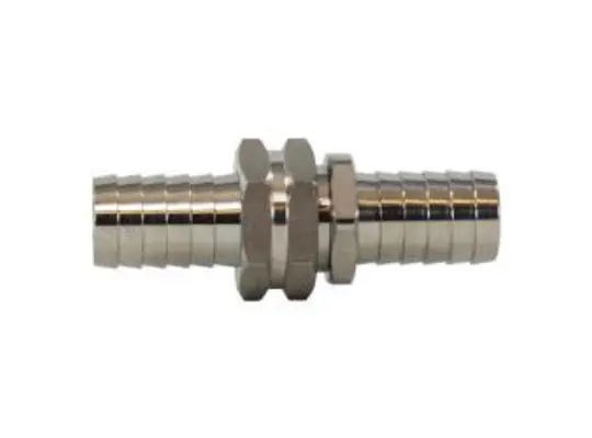 Garden Hose Coupling, 3/4 in Hose Barbed x 3/4 in FGH, Stainless Steel