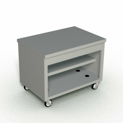 Duke Manufacturing 309-25SS Aeroserv Solid Top Unit Utility Coun