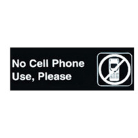 Winco SGN-334 Sign 3" X 9"
